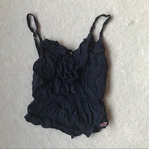 Hollister Ruffled Peplum Top